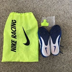 Nike Zoom Rival S Women’s track shoes with spikes. Size 6.